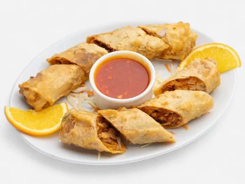 10. Весенние ролики с куриным мясом (2 шт.)